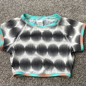Roxy cropped rash guard